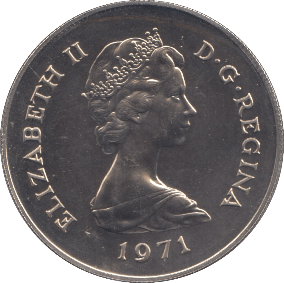 1971 TWENTY FIVE PENCE GIBRALTAR - WORLD COINS - Cambridgeshire Coins