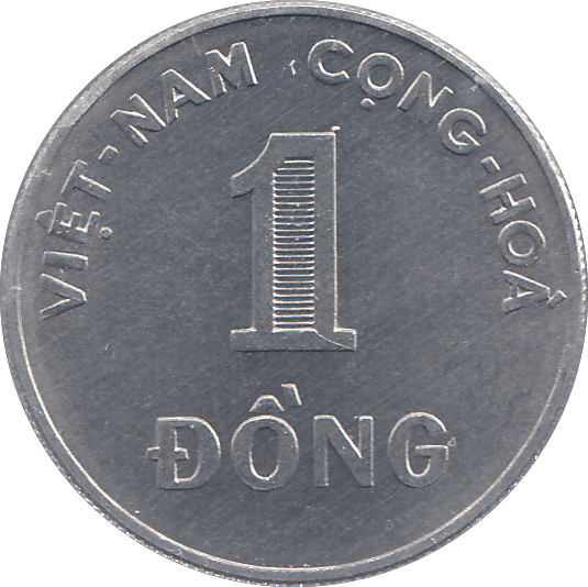 1971 VIETNAM ONE DONG - WORLD COINS - Cambridgeshire Coins