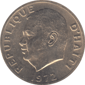 1972 20 CENTIMES HAITI - WORLD COINS - Cambridgeshire Coins