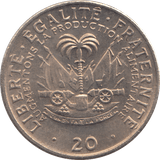 1972 20 CENTIMES HAITI - WORLD COINS - Cambridgeshire Coins