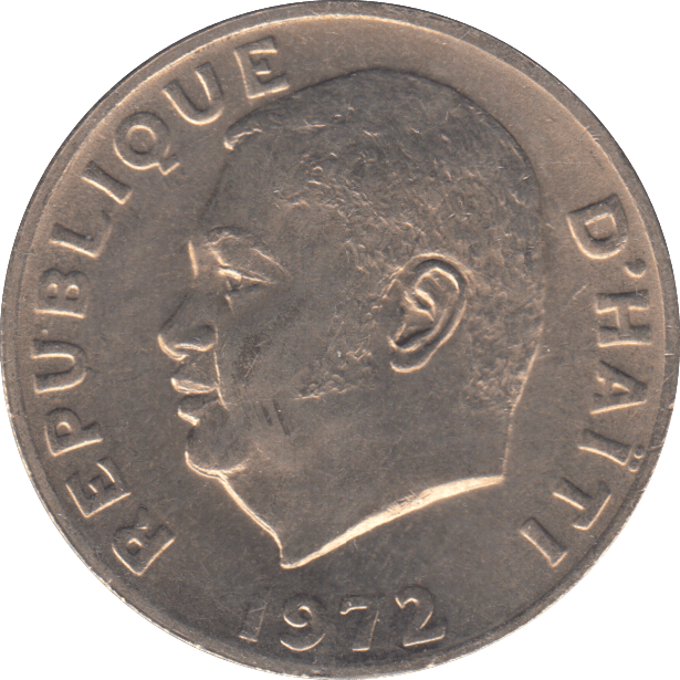 1972 20 CENTIMES HAITI - WORLD COINS - Cambridgeshire Coins