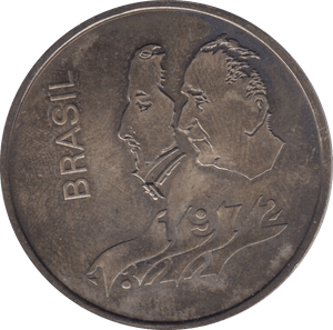 1972 20 CRUZEIROS BRAZIL - Halfcrown - Cambridgeshire Coins