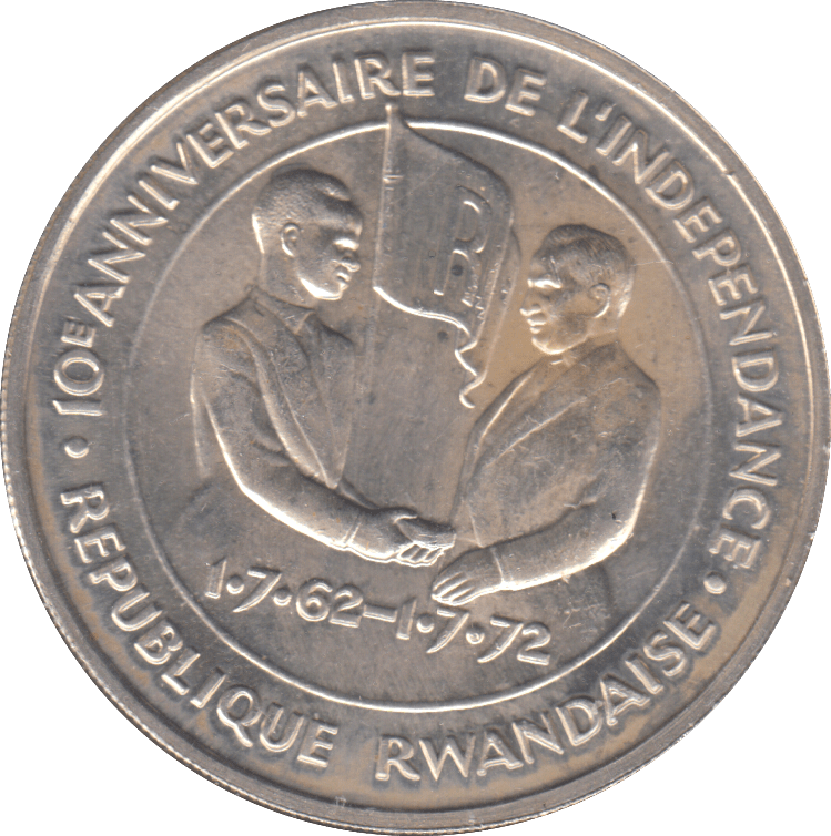 1972 200 FRANCS RWANDA - WORLD COINS - Cambridgeshire Coins
