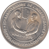1972 200 FRANCS RWANDA - WORLD COINS - Cambridgeshire Coins