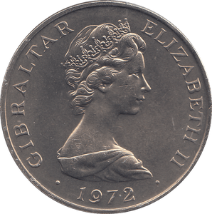 1972 25 PENCE SILVER WEDDING ANNIVERSARY ( BU ) - WORLD COINS - Cambridgeshire Coins