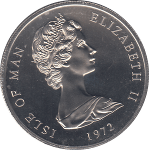 1972 25P SILVER WEDDING ANNIVERSARY - WORLD COINS - Cambridgeshire Coins