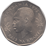 1972 5 TANO TANZANIA - WORLD COINS - Cambridgeshire Coins