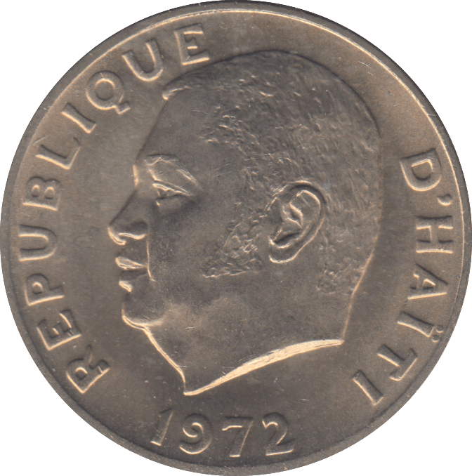1972 50 CENTIMES HAITI - WORLD COINS - Cambridgeshire Coins