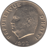 1972 50 CENTIMES HAITI - WORLD COINS - Cambridgeshire Coins
