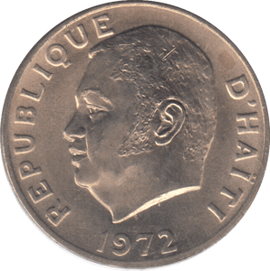 1972 50 CENTIMES HAITI - WORLD COINS - Cambridgeshire Coins