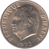 1972 50 CENTIMES HAITI - WORLD COINS - Cambridgeshire Coins