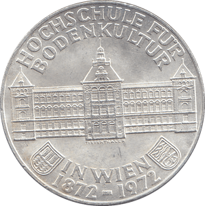 1972 AUSTRIA 50 SCHILLING - WORLD COINS - Cambridgeshire Coins