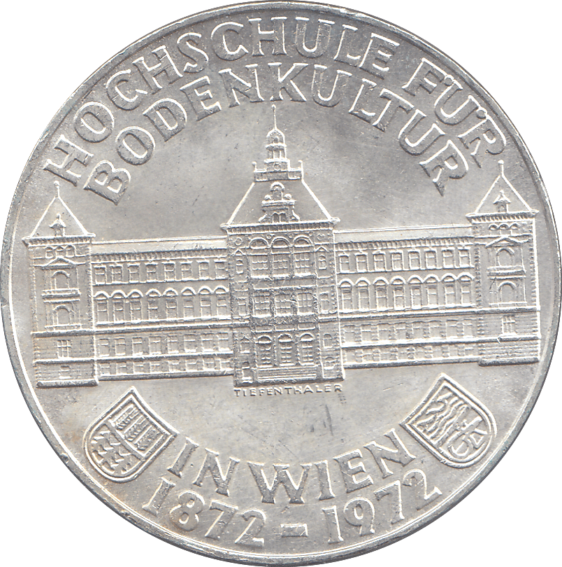 1972 AUSTRIA 50 SCHILLING - WORLD COINS - Cambridgeshire Coins