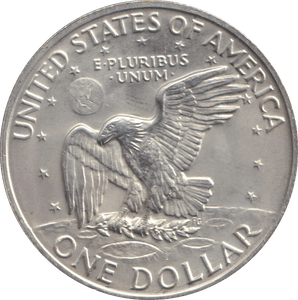 1972 EISENHOWER DOLLAR USA - SILVER WORLD COINS - Cambridgeshire Coins