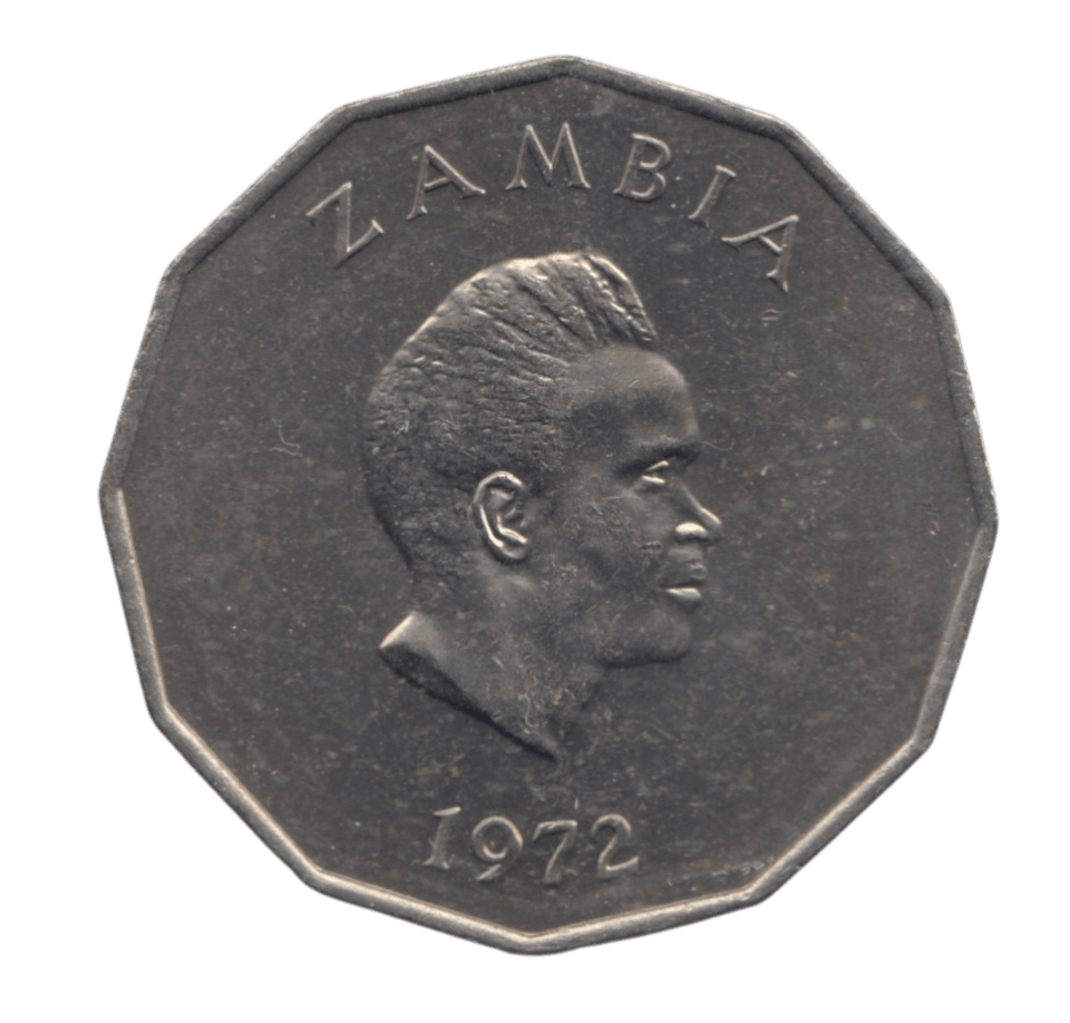 1972 FIFTY NGWEE ZAMBIA - WORLD COINS - Cambridgeshire Coins