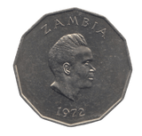 1972 FIFTY NGWEE ZAMBIA - WORLD COINS - Cambridgeshire Coins