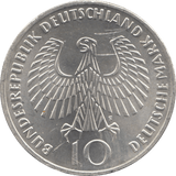 1972 GERMANY MÜNCHEN OLYMPIAD SILVER 10 MARKS - SILVER WORLD COINS - Cambridgeshire Coins