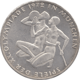 1972 GERMANY MÜNCHEN OLYMPIAD SILVER 10 MARKS - SILVER WORLD COINS - Cambridgeshire Coins