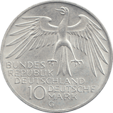 1972 GERMANY SILVER 10 MARK - WORLD COINS - Cambridgeshire Coins