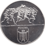 1972 GERMANY SILVER PROOF MEDAL MÜNCHEN OLYMPIAD - SILVER WORLD COINS - Cambridgeshire Coins
