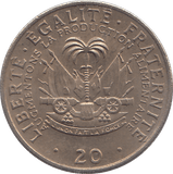 1972 HAITI 20 CENTIMES - WORLD COINS - Cambridgeshire Coins