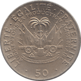 1972 HAITI 50 CENTIMES - WORLD COINS - Cambridgeshire Coins