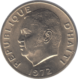 1972 HAITI 50 CENTIMES - WORLD COINS - Cambridgeshire Coins