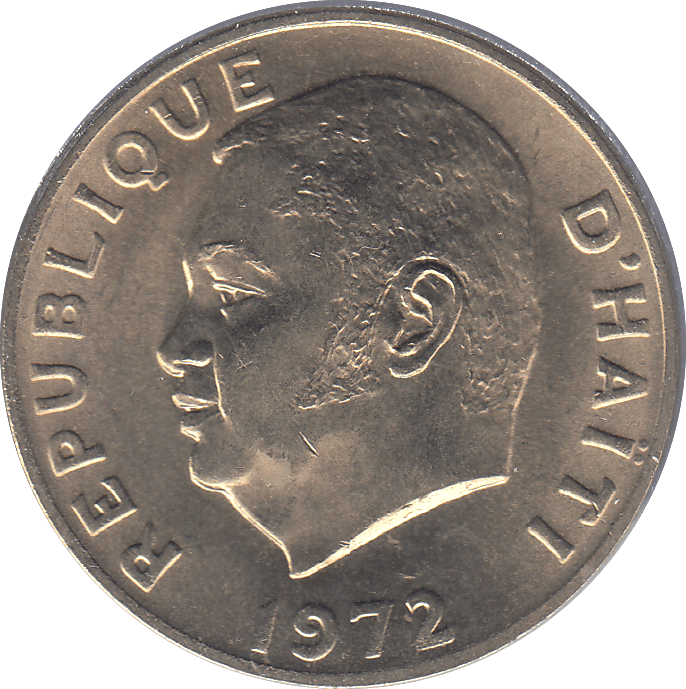 1972 HAITI 50 CENTIMES - WORLD COINS - Cambridgeshire Coins