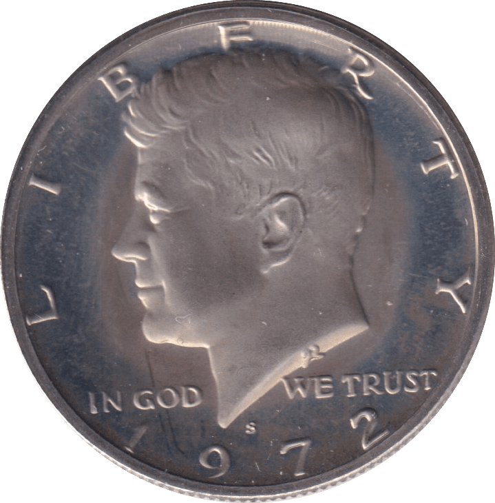 1972 HALF DOLLAR USA - WORLD COINS - Cambridgeshire Coins