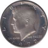 1972 HALF DOLLAR USA - WORLD COINS - Cambridgeshire Coins