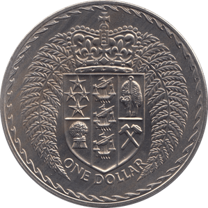 1972 ONE DOLLAR NEW ZEALAND - WORLD COINS - Cambridgeshire Coins