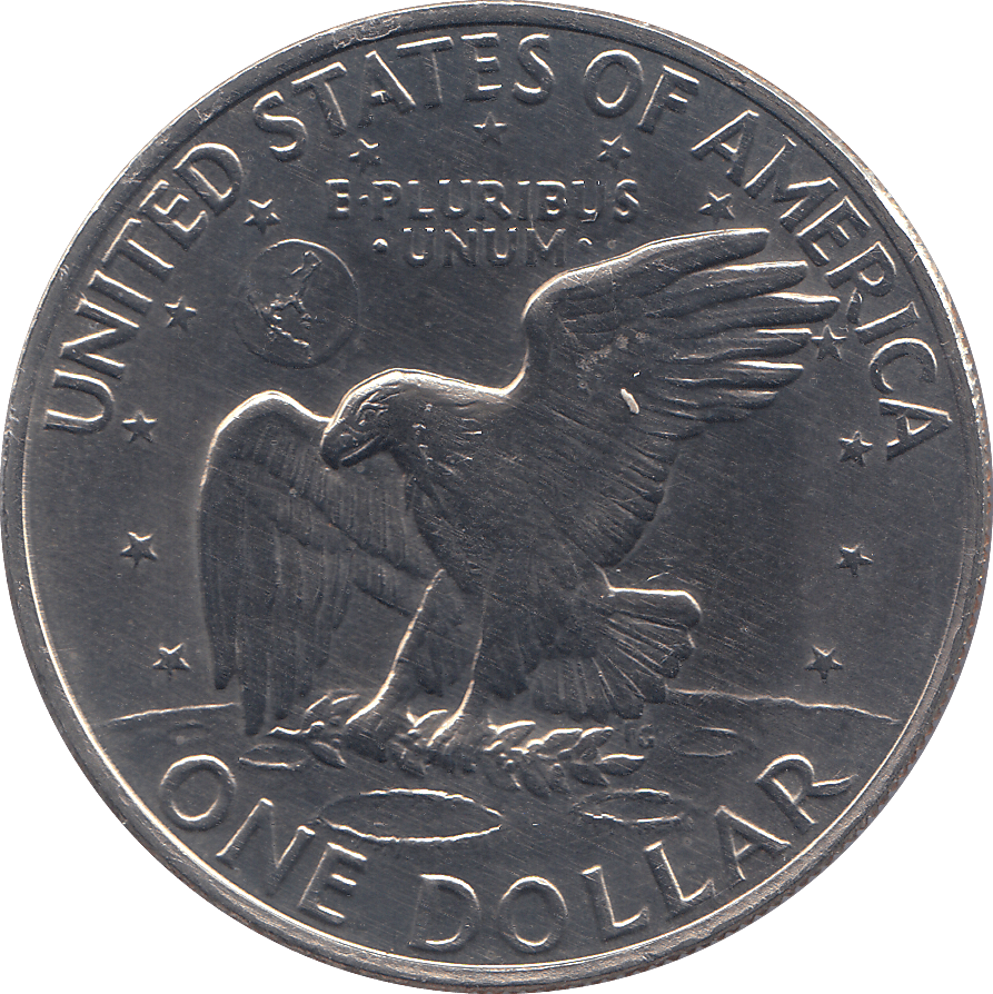 1972 ONE DOLLAR USA EISENHOWER - WORLD COINS - Cambridgeshire Coins