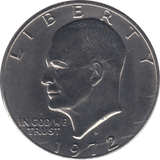 1972 ONE DOLLAR USA EISENHOWER - WORLD COINS - Cambridgeshire Coins