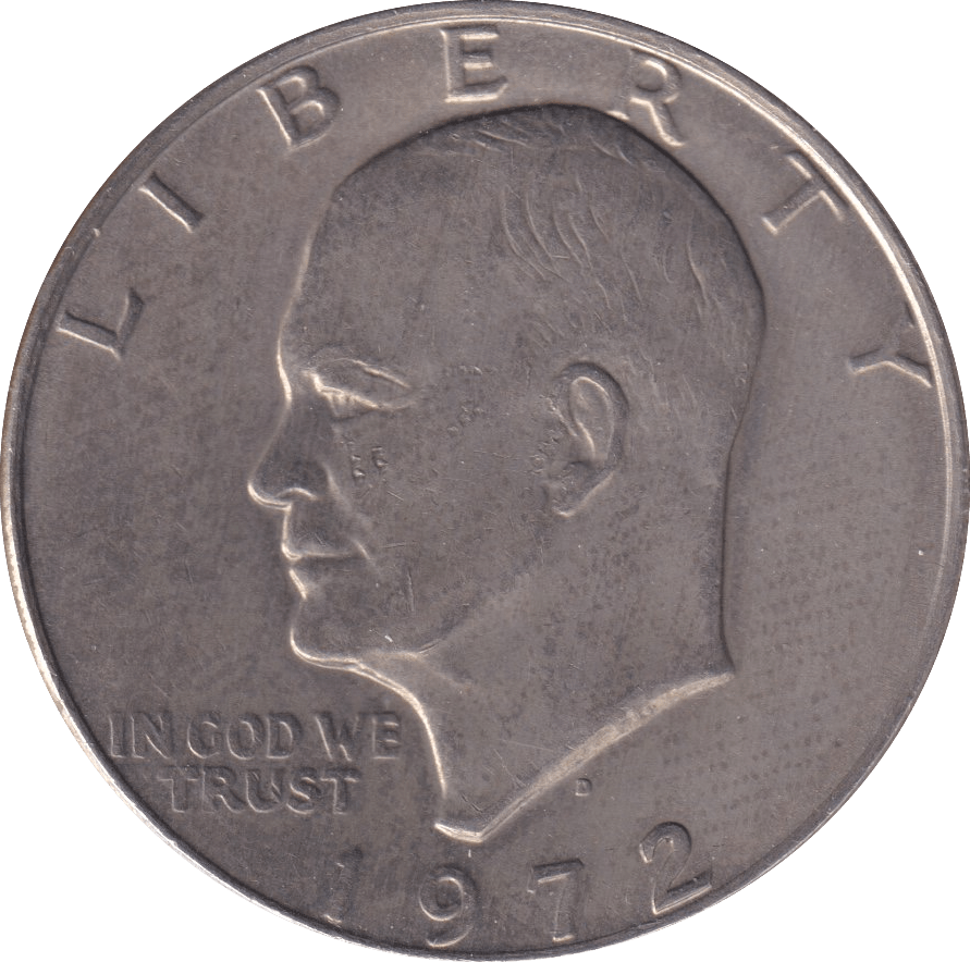 1972 ONE DOLLAR USA - WORLD COINS - Cambridgeshire Coins