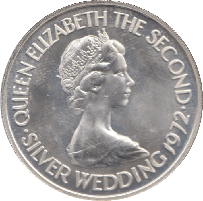 1972 ONE POUND COIN JERSEY - WORLD COINS - Cambridgeshire Coins