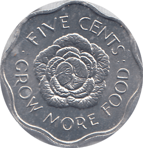 1972 SEYCHELLES FIVE CENTS - WORLD COINS - Cambridgeshire Coins