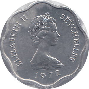 1972 SEYCHELLES FIVE CENTS - WORLD COINS - Cambridgeshire Coins