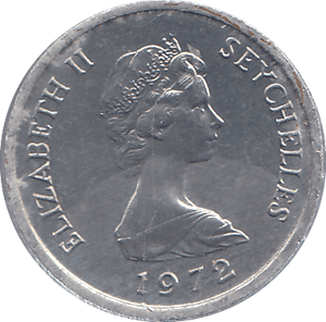1972 SEYCHELLES ONE CENT - WORLD COINS - Cambridgeshire Coins