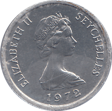 1972 SEYCHELLES ONE CENT - WORLD COINS - Cambridgeshire Coins