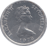 1972 SEYCHELLES ONE CENT - WORLD COINS - Cambridgeshire Coins