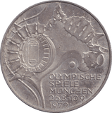 1972 SILVER 10 MARK GERMANY - SILVER WORLD COINS - Cambridgeshire Coins