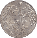 1972 SILVER 10 MARK GERMANY - SILVER WORLD COINS - Cambridgeshire Coins