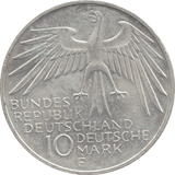 1972 SILVER 10 MARK GERMANY - SILVER WORLD COINS - Cambridgeshire Coins