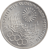 1972 SILVER 10 MARK GERMANY - SILVER WORLD COINS - Cambridgeshire Coins