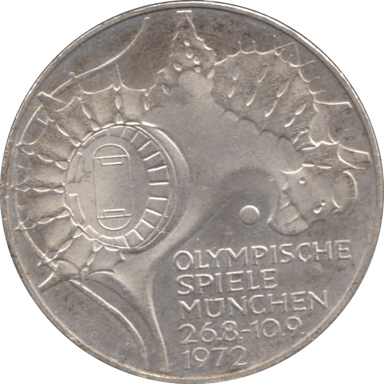 1972 SILVER 10 MARKS GERMANY - SILVER WORLD COINS - Cambridgeshire Coins