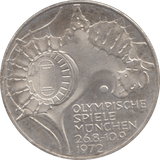 1972 SILVER 10 MARKS GERMANY - SILVER WORLD COINS - Cambridgeshire Coins