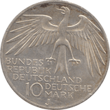 1972 SILVER 10 MARKS GERMANY - SILVER WORLD COINS - Cambridgeshire Coins
