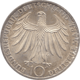1972 SILVER 10 MARKS GERMANY - SILVER WORLD COINS - Cambridgeshire Coins