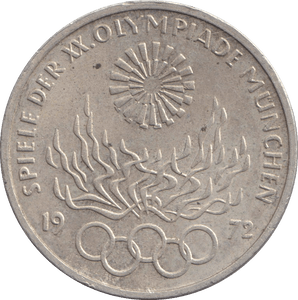 1972 SILVER 10 MARKS - SILVER WORLD COINS - Cambridgeshire Coins