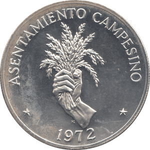 1972 SILVER 5 BALBOA PANAMA - WORLD COINS - Cambridgeshire Coins